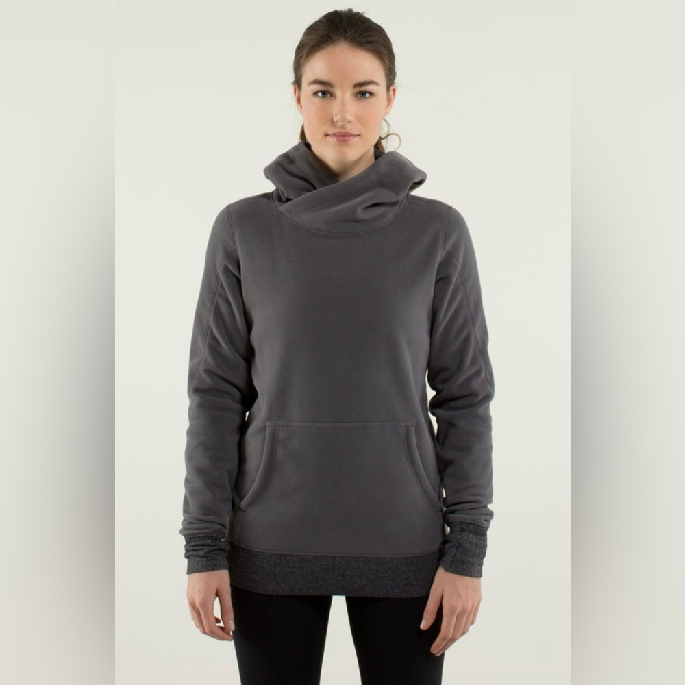 Lululemon Runaway Fleece In Soot Light/Heathered Medium Gray Size 8